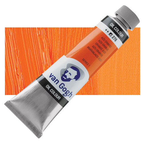 Picture of Oil Paint 40ml Azo Orange Vangogh