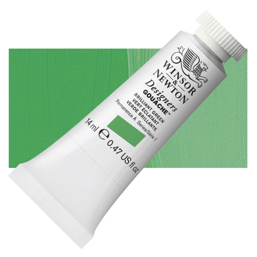 Picture of Gouache 14ml Brilliant Green Winsor&Newton