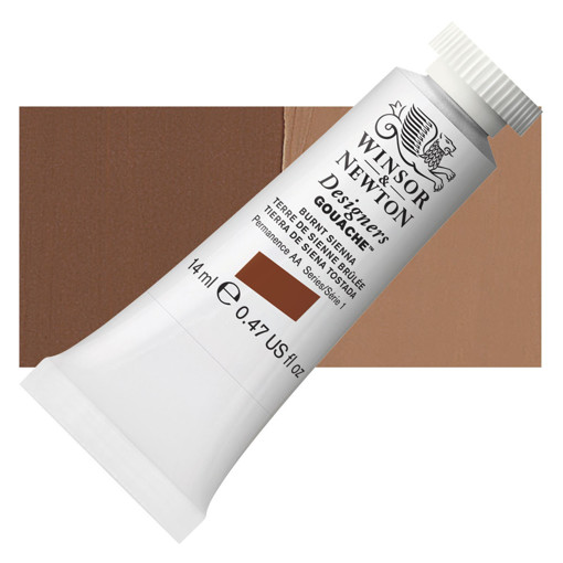 Picture of Gouache 14ml Burnt Sienna Winsor&Newton
