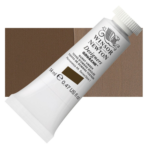 Picture of Gouache 14ml Burnt Umber Winsor&Newton