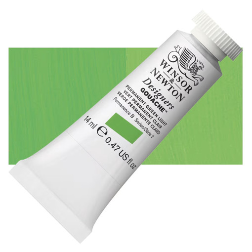 Picture of Gouache 14ml Permanent Green Light Winsor&Newton