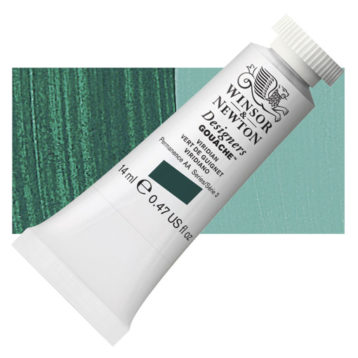 Picture of Gouache 14ml Viridian Winsor&Newton