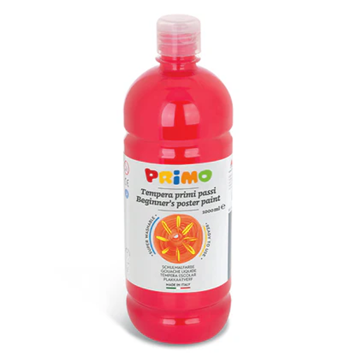 Picture of Gouache 1000ml Vermillion Washable Primo
