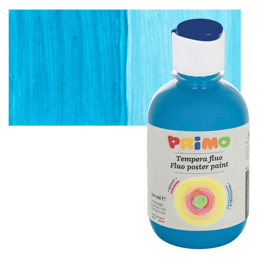 Picture of Gouache 300ml Fluo Turquoise Washable Primo