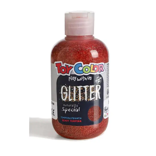Picture of Gouache 250ml Glitter Red Toycolor
