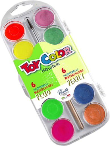 Picture of Watercolor 12colors Neon&Metallic Toycolor