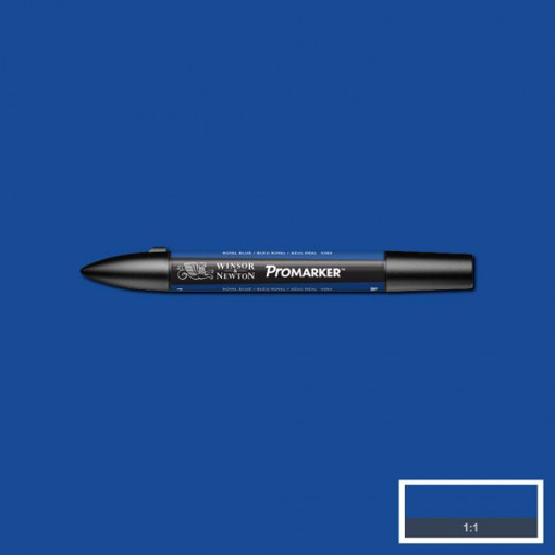 Picture of Permanent Marker Royal Blue Twin W&NPromarker