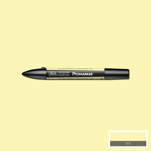 Picture of Permanent Marker Soft Lime Twin W&NPromarker