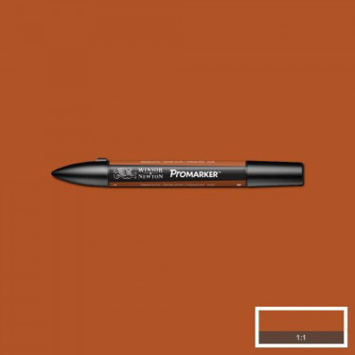 Picture of Permanent Marker Terracotta Twin W&NPromarker