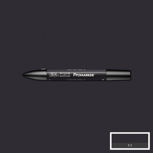 Picture of Permanent Marker Black Twin W&NPromarker