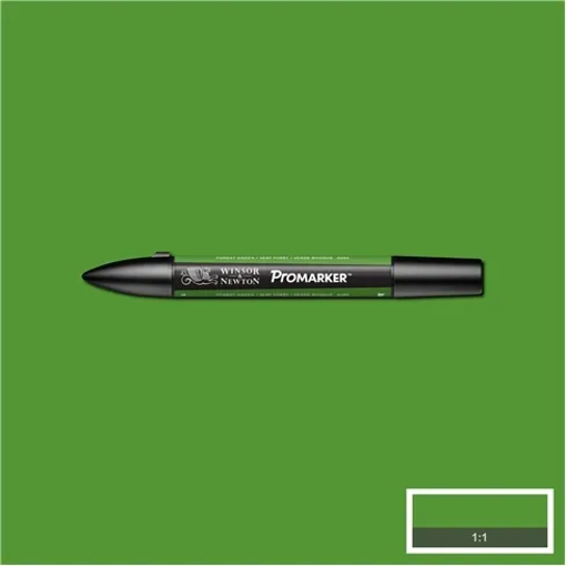 Picture of Permanent Marker Forest Green Twin W&NPromarker