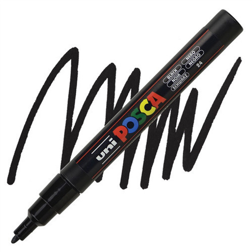 Picture of Paint Marker Black 0.9-1.3mm Uni Posca