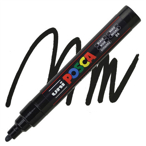 Picture of Paint Marker Black 1.8-2.5mm Uni Posca