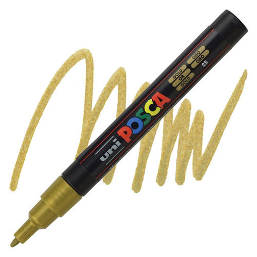 Picture of Paint Marker Gold 0.9-1.3mm Water-Based Uni Posca