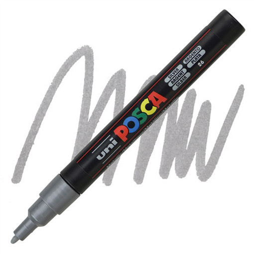 Picture of Paint Marker Silver 0.9-1.3mm Uni Posca