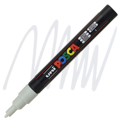 Picture of Paint Marker White 0.9-1.3mm Water-Based Uni Posca