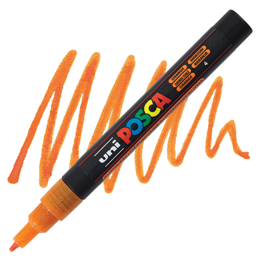 Picture of Paint Marker Orange 0.9-1.3mm Uni Posca