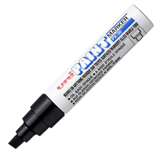Picture of Paint Marker Black (4-8.5)mm Oil Base Uni Paint
