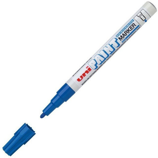 Picture of Paint Marker Blue (0.8-1.2)mm Oil Base Uni Paint