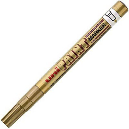 Picture of Paint Marker Gold (0.8-1.2)mm Oil Base Uni Paint
