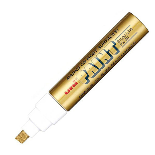Picture of Paint Marker Gold (4-8.5)mm Oil Base Uni Paint