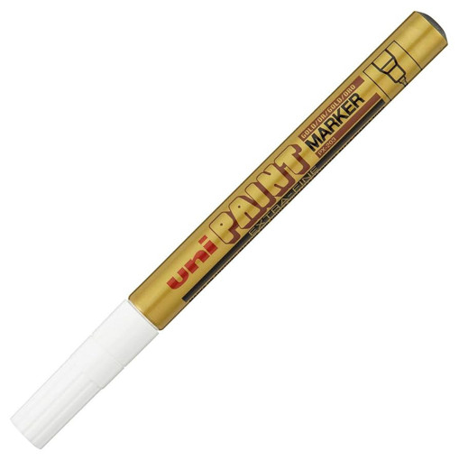 Picture of Paint Marker Gold 0.8mm Oil Base Uni Paint
