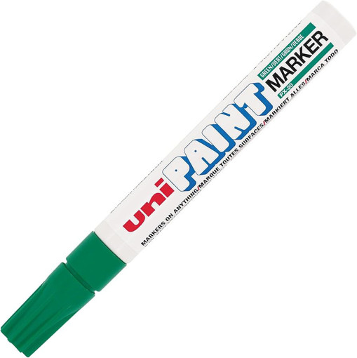 Picture of Paint Marker Green (0.8-1.2)mm Oil Base Uni Paint