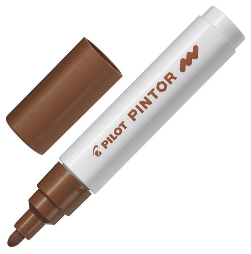 Picture of Paint Marker M Brown 1.4 mm All Surfaces Pilot Pin