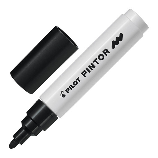 Picture of Paint Marker M Black 1.4 mm All Surfaces Pilot Pin