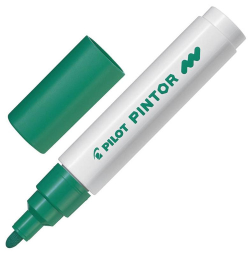 Picture of Paint Marker M Green 1.4 mm All Surfaces Pilot Pin
