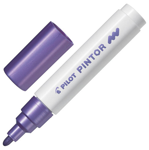 Picture of Paint Marker M Metallic Purple 1.4mm All Surfaces