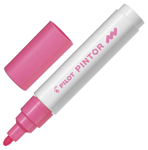 Picture of Paint Marker M Neon Pink 1.4 mm All Surfaces Pilot
