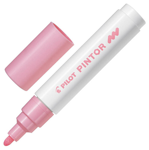 Picture of Paint Marker M Pastel Pink 1.4mm All Surfaces Pilo
