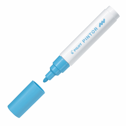 Picture of Paint Marker M Pastel Blue 1.4mm All Surfaces Pilo
