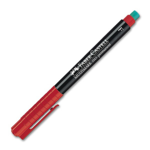 Picture of Permanent Marker F Red Faber-Castell