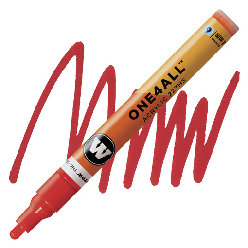 Picture of Acrylic Marker Traffic Red 4mm Molotow