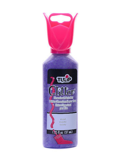 Picture of Fabric Paint 37ml Glitter Violet 3D Tulip