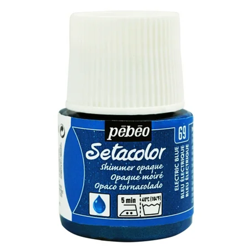 Picture of Fabric Paint 45ml Electric Blue Pebeo Setacolor