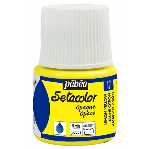 Picture of Fabric Paint 45ml Lemon Yellow Primary Pebeo Setac