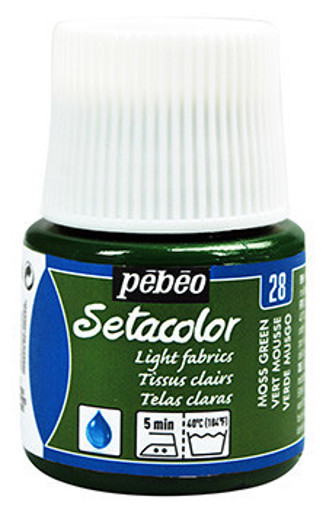 Picture of Fabric Paint 45ml Moss Green Pebeo Setacolor