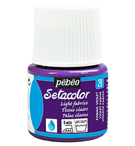 Picture of Fabric Paint 45ml Parma Violet Pebeo Setacolor