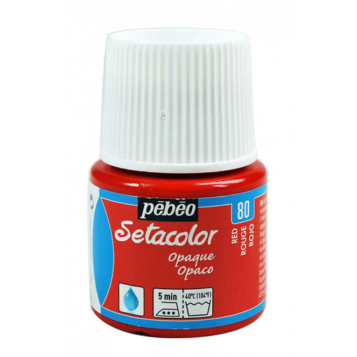 Picture of Fabric Paint 45ml Red Pebeo Setacolor