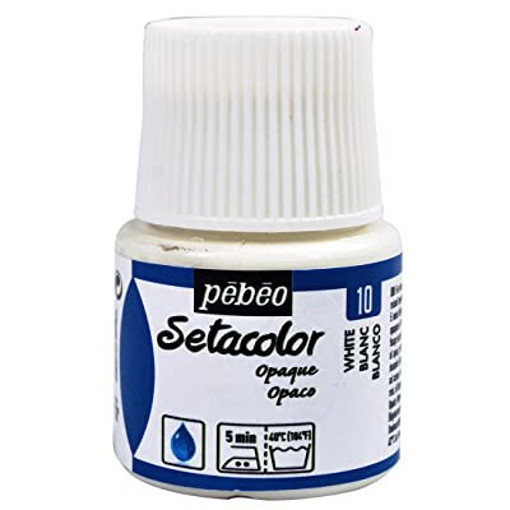 Picture of Fabric Paint 45ml White Pebeo Setacolor