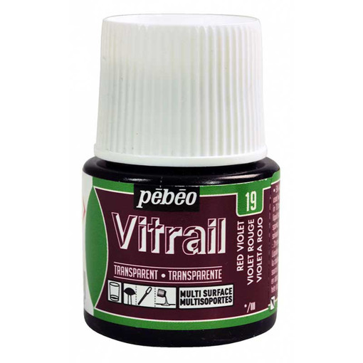 Picture of Glass Paint 45ml Red Violet Pebeo Vitrail