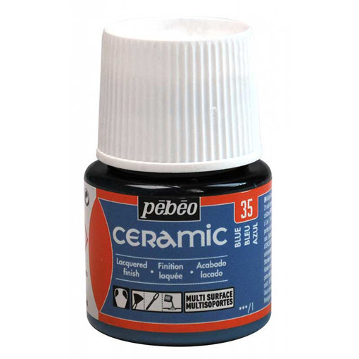 Picture of Ceramic Paint 45ml Blue Pebeo