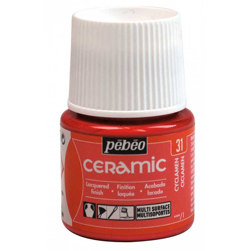 Picture of Ceramic Paint 45ml Cyclamen Pebeo
