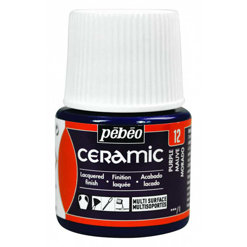 Picture of Ceramic Paint 45ml Purple Pebeo