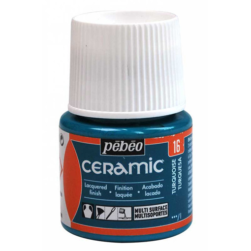 Picture of Ceramic Paint 45ml Turquoise Pebeo