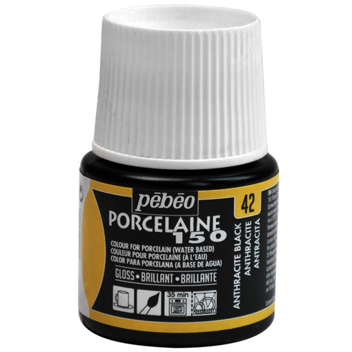 Picture of Porcelaine 150 45ml Anthracite Black Pebeo