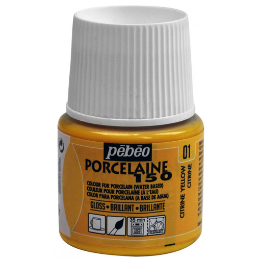 Picture of Porcelaine 150 45ml Citrine Yellow Pebeo